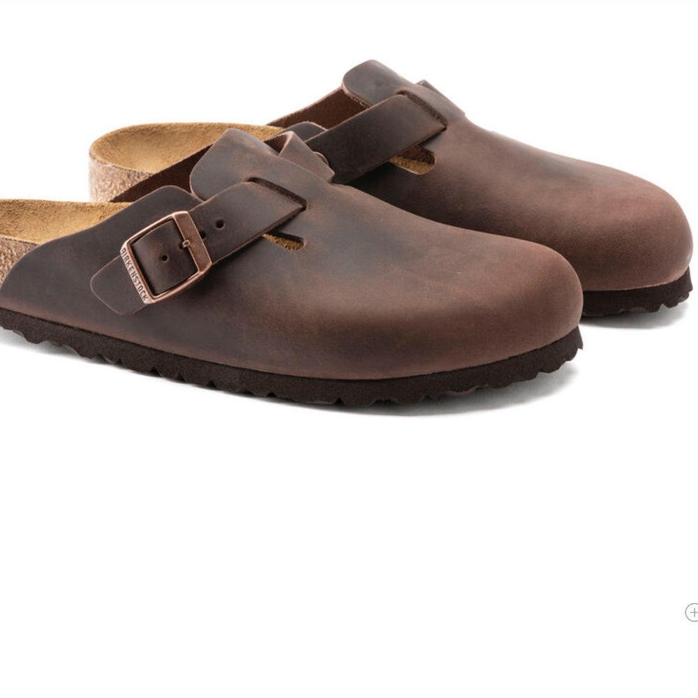 Birkenstock Bostons Oiled Leather (New, Great Condition)